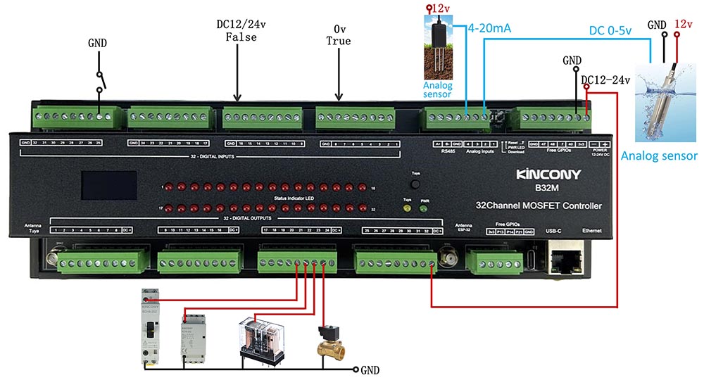 esp32 mosfet board