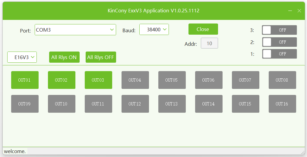 rs485 relay pc software