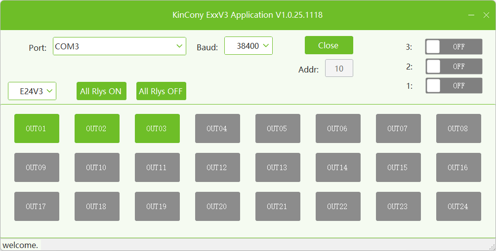 rs485 relay pc software
