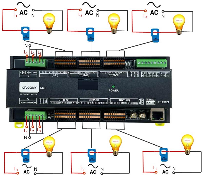 3 phase energy monitor