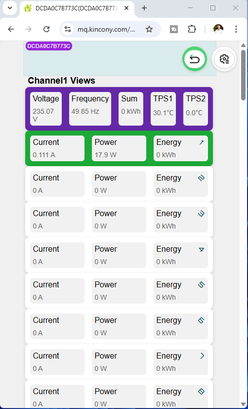 energy meter cloud server