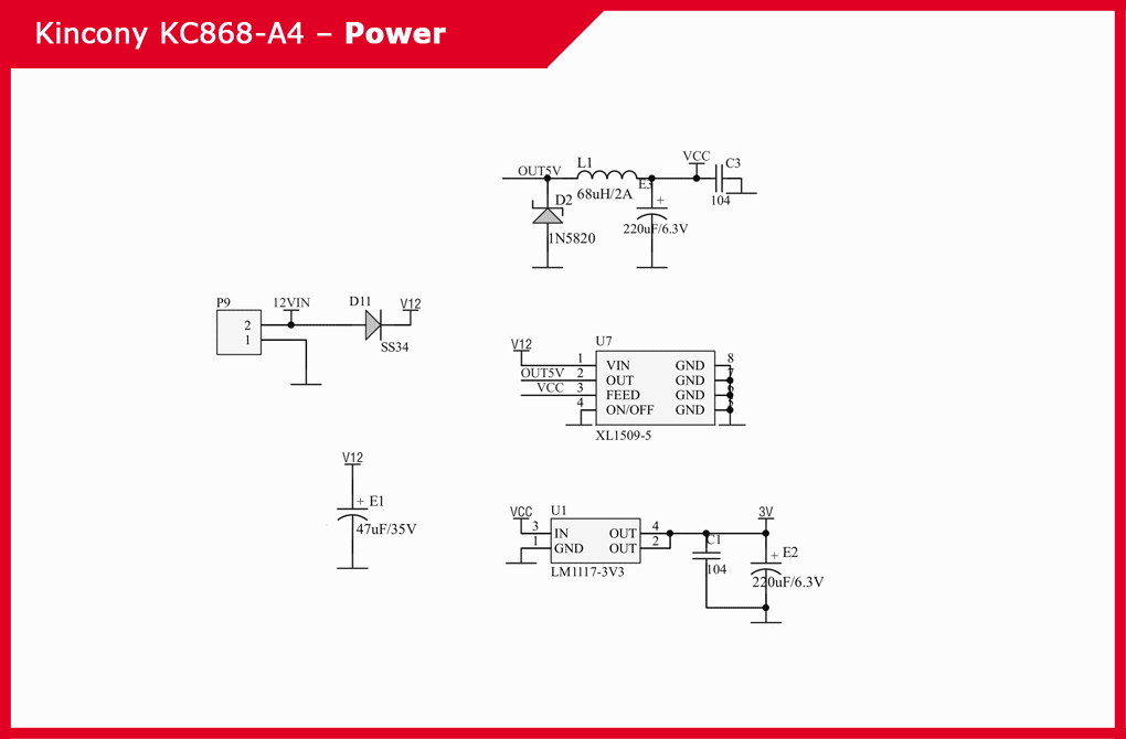 kc868-a4 power circuit