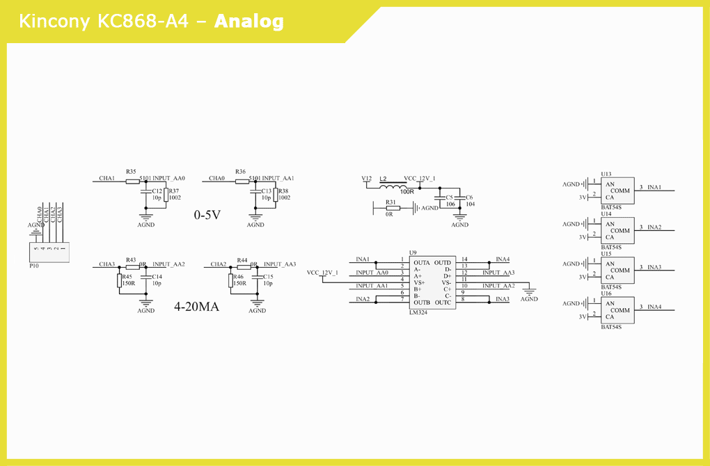 kc868-a4 analog input circuit