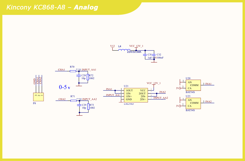 kc868-a8 analog circuit