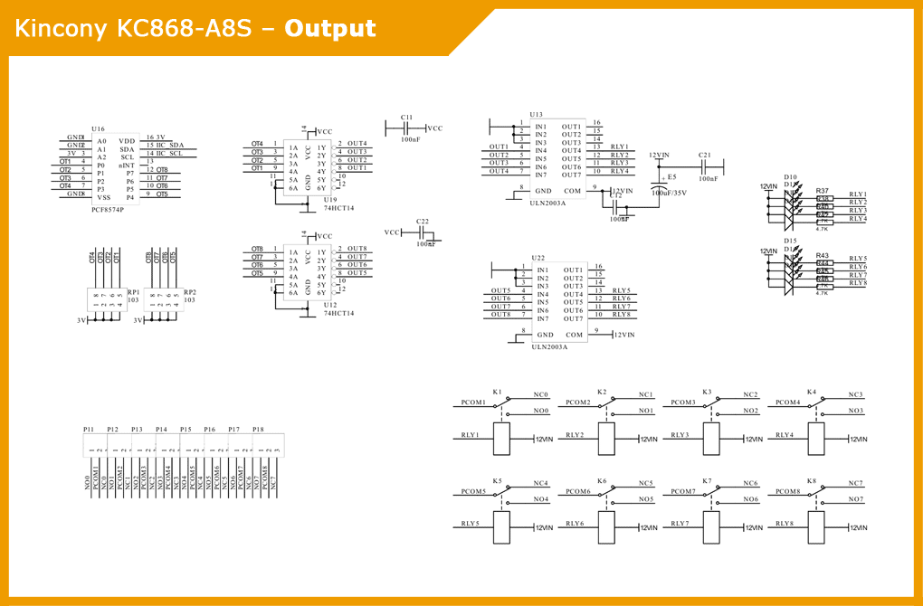 esp32 output circuit