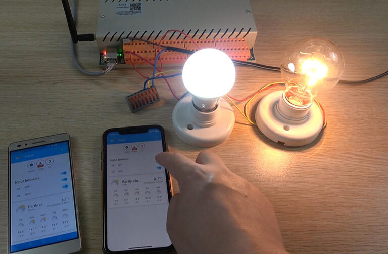 home assistant control relay